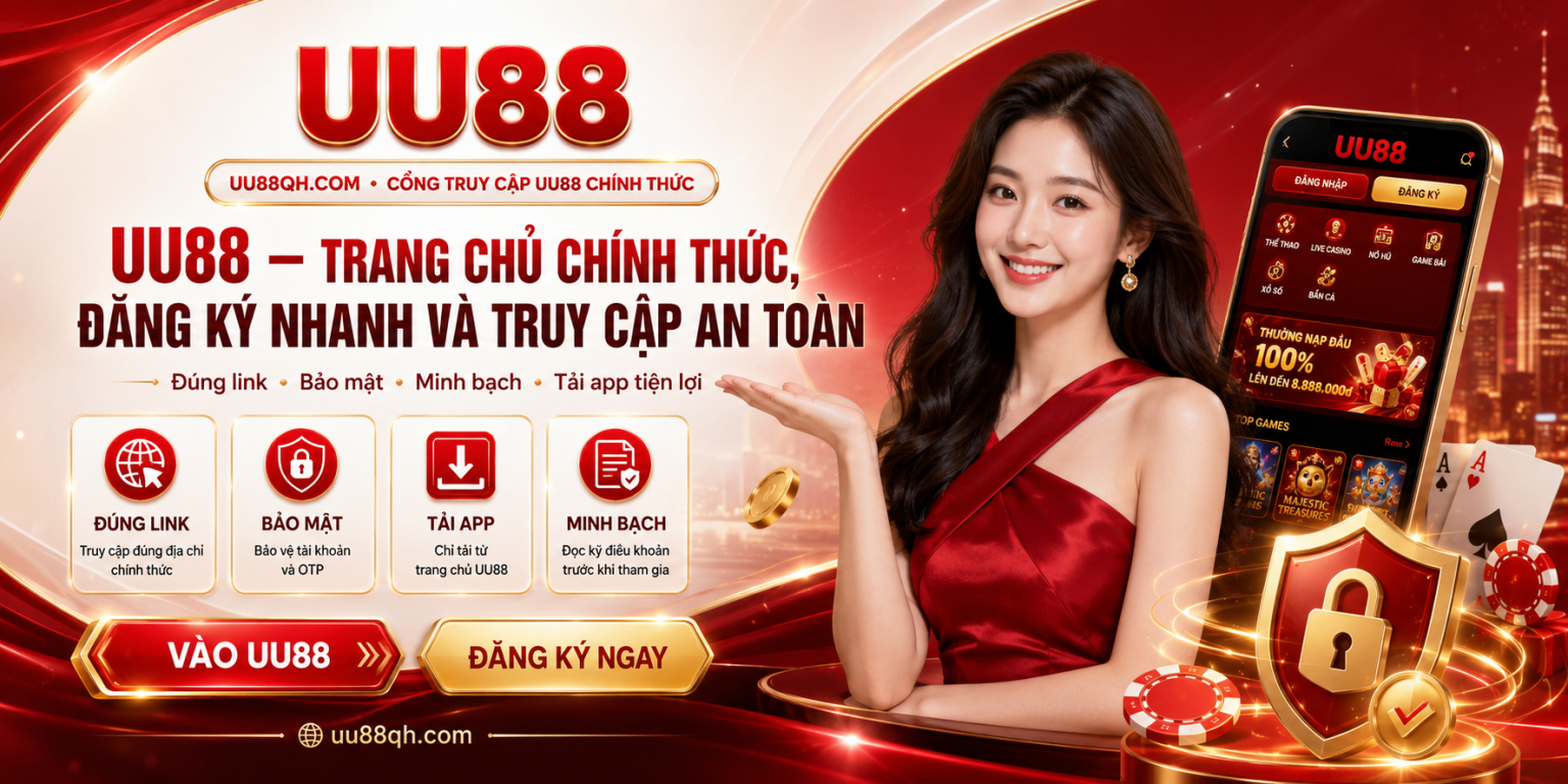 banner trang chủ chính thức UU88