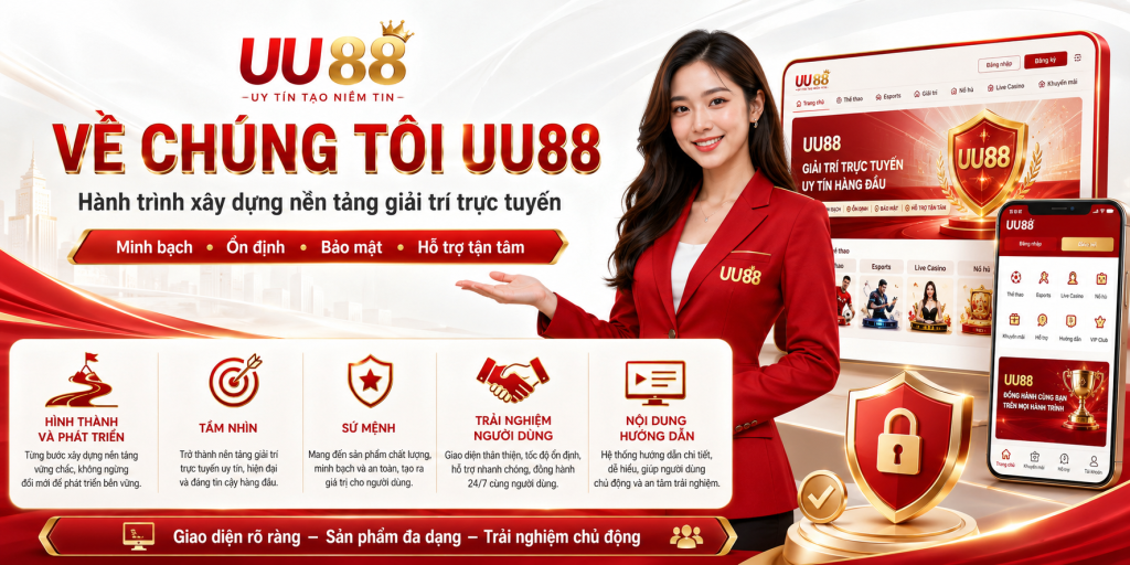 Về chúng tôi UU88 và hành trình xây dựng nền tảng giải trí trực tuyến