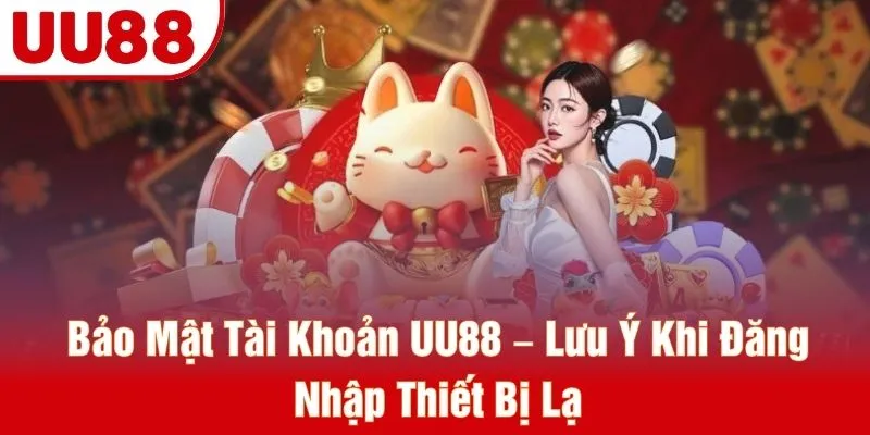 Bảo Mật Tài Khoản UU88 – Lưu Ý Khi Đăng Nhập Thiết Bị Lạ