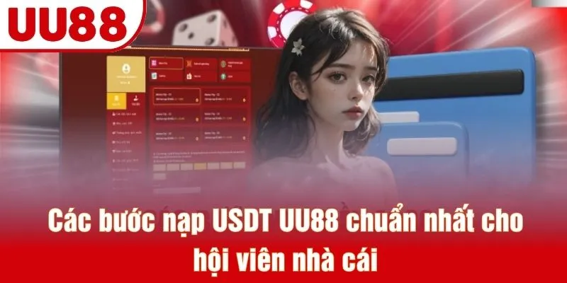 Các bước nạp USDT UU88 chuẩn nhất cho hội viên nhà cái