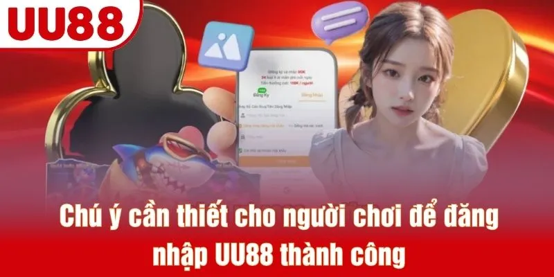 Chú ý cần thiết cho người chơi để đăng nhập UU88 thành công