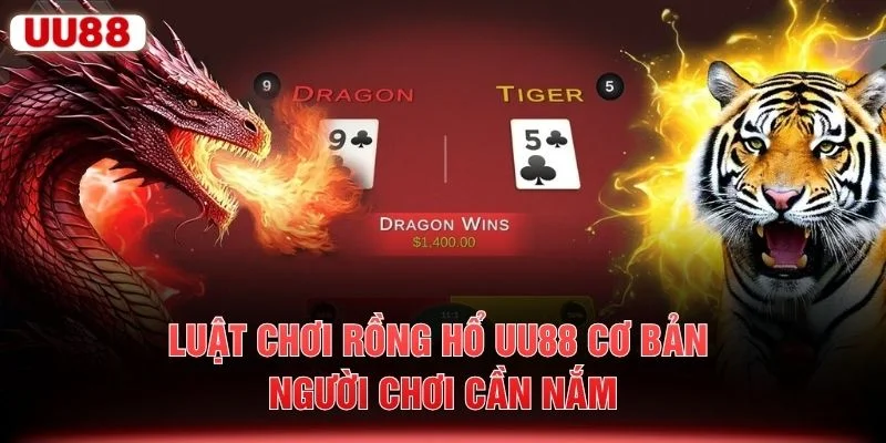 Luật chơi Rồng Hổ UU88 cơ bản người chơi cần nắm